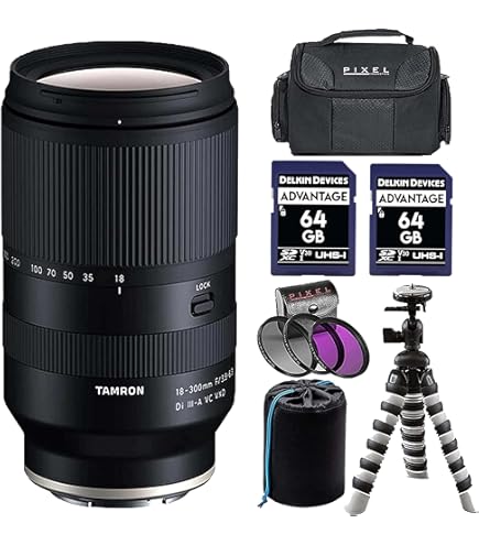 Amazon.com : Tamron 18-300mm f/3.5-6.3 Di III-A VC VXD Lens for